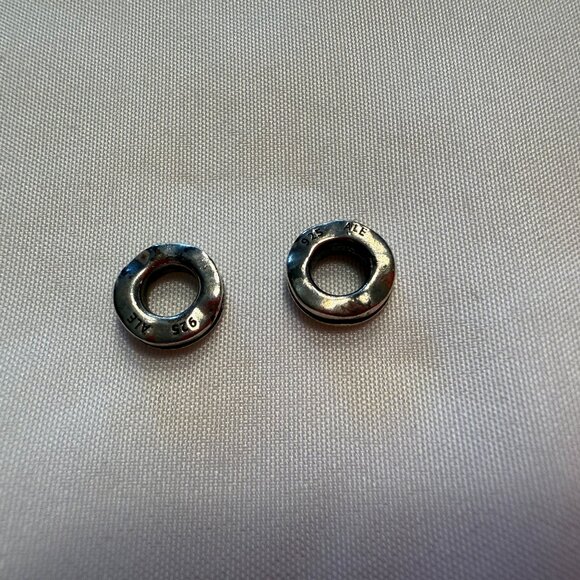 Pandora Sterling Silver Crooked Line Spacer Charm #790197 Authentic Retired - Picture 2 of 2